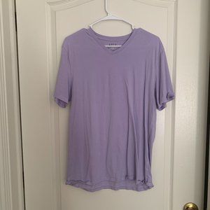 Apt. 9 Light Purple V-Neck Shirt Size M